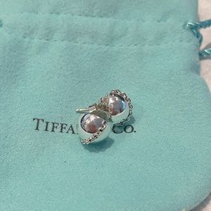 Tiffany hardware bolt studs earrings